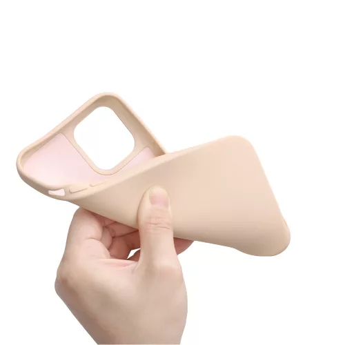 Pouzdro pro Apple iPhone 12 Pro Max, silikonové, krémové, 52714.154