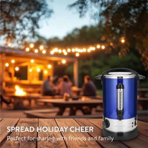 Fierbator vin fiert si apa calda Navaris, 6.8 L, 950 W, servicii rapide, albastru, metal