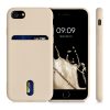 Pouzdro pro iPhone 8 / iPhone 7 / iPhone SE 2, silikonové, krémové, 49100.154
