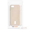 Pouzdro pro iPhone 8 / iPhone 7 / iPhone SE 2, silikonové, krémové, 49100.154