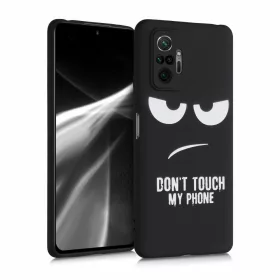   Kryt pro Xiaomi Redmi Note 10 Pro, silikonový, černý, 54555.01