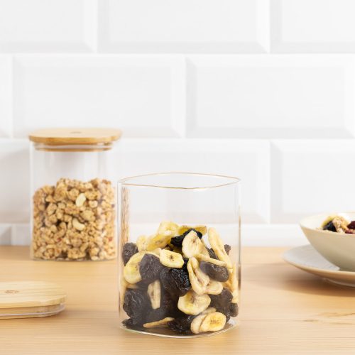 Sada 3 dóz Navaris s bambusovým víkem, 1000 ml, 54601.01.03