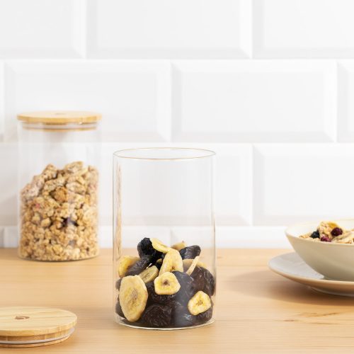 Sada 3 dóz Navaris s bambusovým víkem, 1000 ml, 54600.02.03