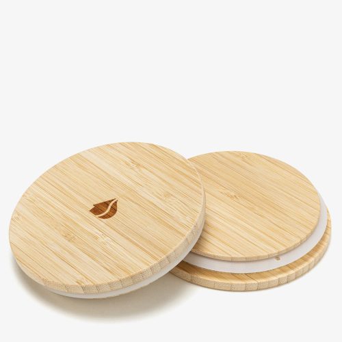 Sada 3 dóz Navaris s bambusovým víkem, 1000 ml, 54600.02.03