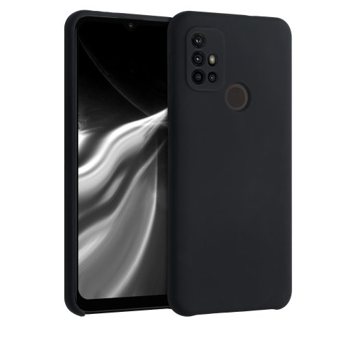 Pouzdro pro Motorola Moto G30 / Moto G10, silikonové, černé, 54627.01