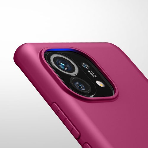 Pouzdro pro Xiaomi Mi 11, silikonové, růžové, 54188.213