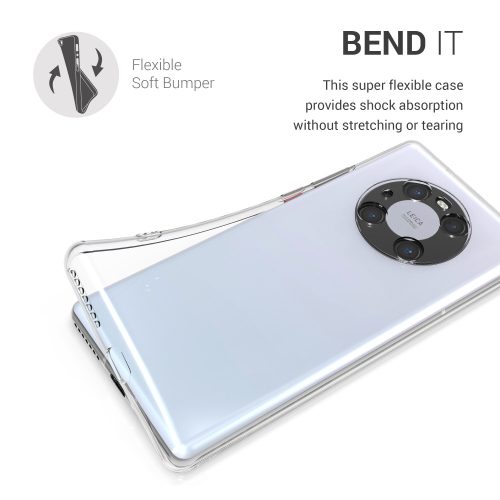 Pouzdro pro Huawei Mate 40 Pro, silikonové, průhledné, 54745.03