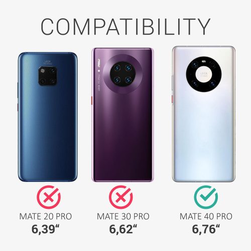 Pouzdro pro Huawei Mate 40 Pro, silikonové, průhledné, 54745.03