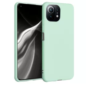   Pouzdro pro Xiaomi Mi 11 Lite 5G, silikonové, zelené, 54726.50