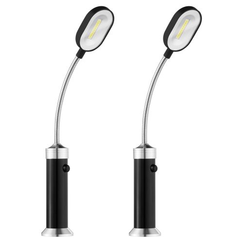 Sada 2 x LED COB lampy pro gril Navaris s bateriemi a magnetickou základnou, 54758.01