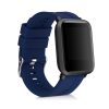 Sada 2 popruhů pro Xiaomi Amazfit Bip / Amazfit Bip Lite, kwmobile, silikon, modrá / černá, 54776.01