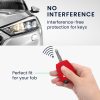 Kryt na klíče od auta pro Dacia / Renault - 2 tlačítka, kwmobile, silikon, červený, 54810.09