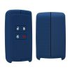 Pouzdro na klíče od auta pro Renault / Dacia - 4 tlačítka - Keyless Go, kwmobile, silikonové, modré, 54806.05