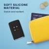 Pouzdro na klíče od auta pro Renault / Dacia - 4 tlačítka - Keyless Go, kwmobile, silikonové, černé, 54806.03