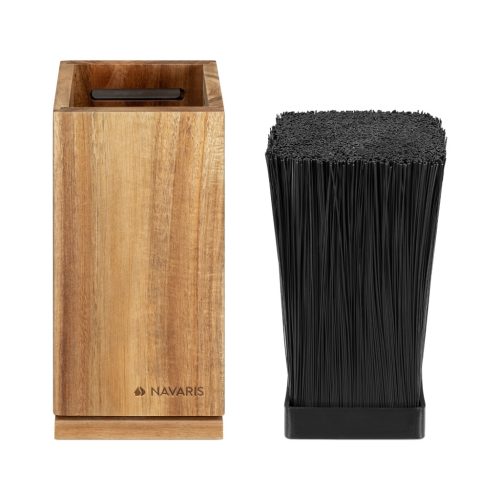 Suport rotativ pentru cutite Navaris cu peri detasabili, 25x12,5x12,5 cm, 54909.01