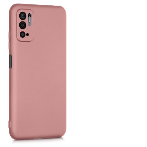 Pouzdro pro Xiaomi Redmi Note 10 5G, silikon, růžové zlato, 54949.31