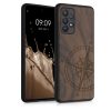 Pouzdro pro Samsung Galaxy A52 / Galaxy A52 5G / Galaxy A52s 5G, dřevo, hnědé, 54354.02