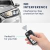 Krytka na klíče od auta pro VW / Škoda / Seat - 3 tlačítka, kwmobile, silikonová, černá / stříbrná, 54021.04