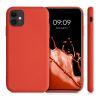 Pouzdro pro iPhone 11, silikonové, červené, 50791.218