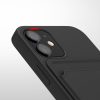Pouzdro pro iPhone 12 Mini, silikonové, černé, 55111.01