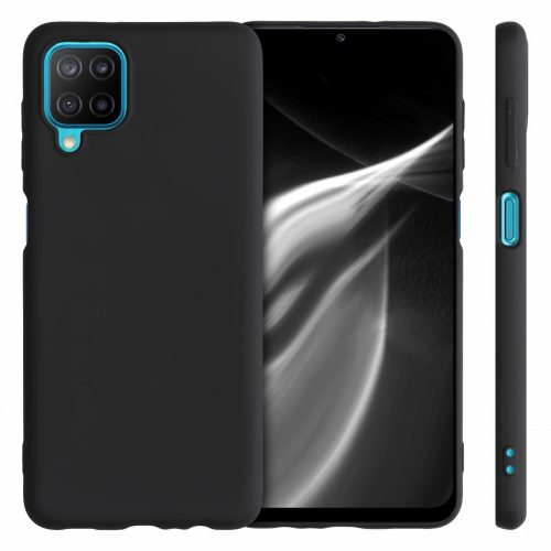 Pouzdro pro Samsung Galaxy M12, silikonové, černé, 55077.47