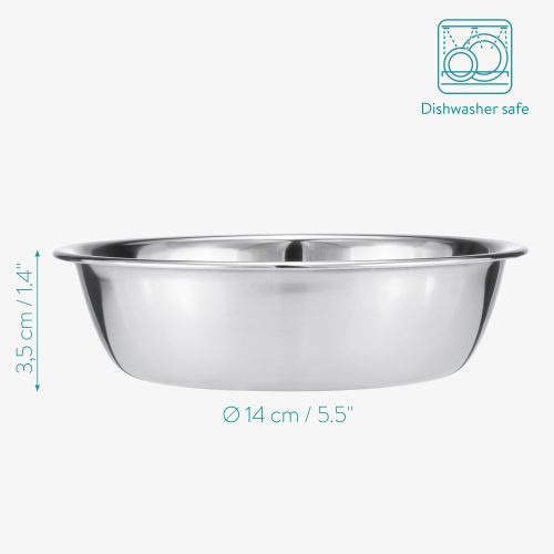 Navaris podložka pro pomalé krmení a vestavěná miska na vodu, 42 x 25 cm, modrá, 55133.17