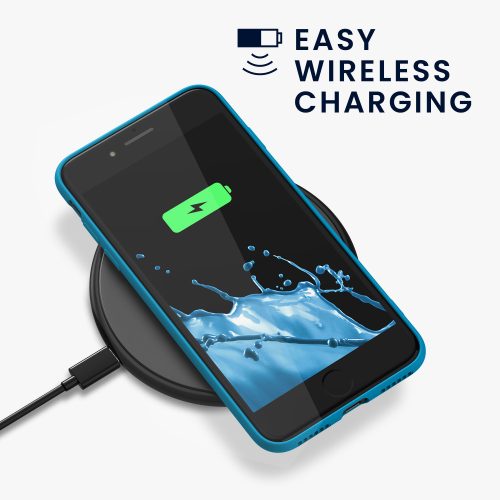 Pouzdro pro iPhone 8 / iPhone 7 / iPhone SE 2, silikon, modrý, 49979.224