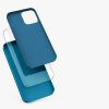 Pouzdro pro iPhone 12 / iPhone 12 Pro, silikonové, modré, 52641.224