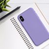 Pouzdro pro iPhone X / iPhone XS, silikonové, fialové, 49982.222