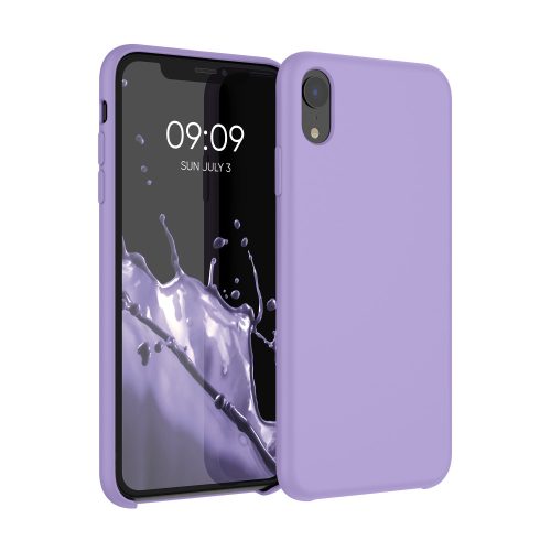Pouzdro pro iPhone XR, silikonové, fialové, 45910.222