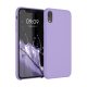 Pouzdro pro iPhone XR, silikonové, fialové, 45910.222