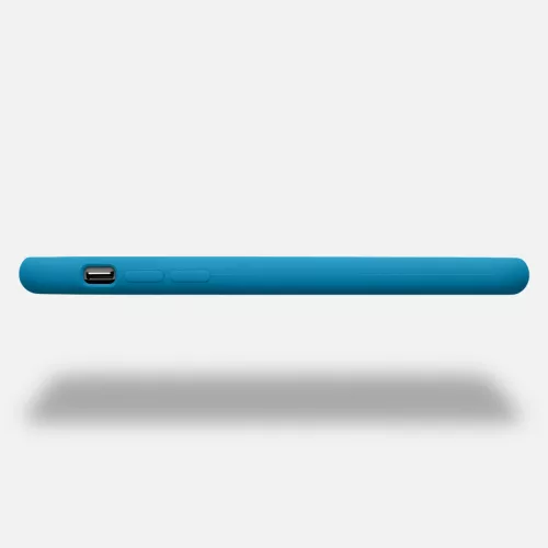 Pouzdro pro iPhone X / iPhone XS, silikonové, modré, 46313.224