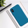 Pouzdro pro iPhone X / iPhone XS, silikonové, modré, 49982.224