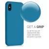 Pouzdro pro iPhone X / iPhone XS, silikonové, modré, 49982.224