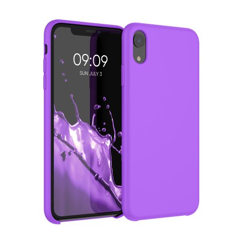 Pouzdro pro iPhone XR, silikonové, fialové, 45910.221