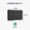 Venkovní kryt pro TV 49-50 palců, Kwmobile, černý, Polyester, 55239.01