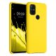 Pouzdro pro OnePlus Nord N10 5G, silikonové, žluté, 53890.165