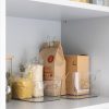 Set 4 cutii pentru depozitare la frigider Navaris, 2 mici si 2 medii, transparent, 55380.01