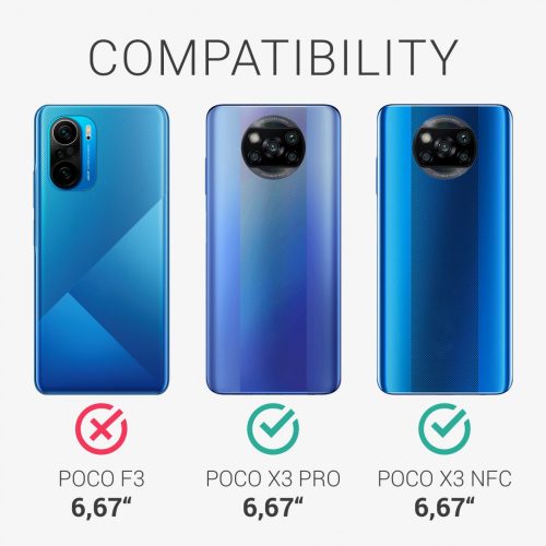 Pouzdro pro Xiaomi Poco X3 (NFC) / Poco X3 Pro, silikonové, bílé, 53482.48
