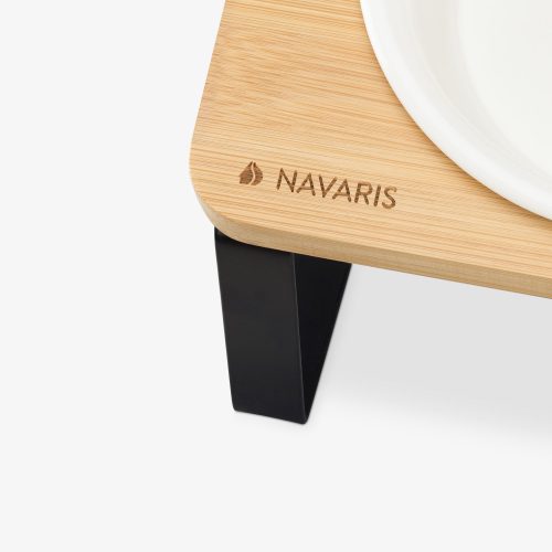 Sada 2 misek pro psy a kočky se šikmou podpěrou Navaris, 330 ml, 55228.2