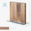 Suport cutite Navaris din lemn de acacia, cu 2 fete, 25x23x10 cm, 50416.025.05