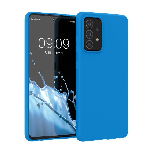 Pouzdro pro Samsung Galaxy A52 / Galaxy A52 5G / Galaxy A52s 5G, silikonové, modré, 54346.157