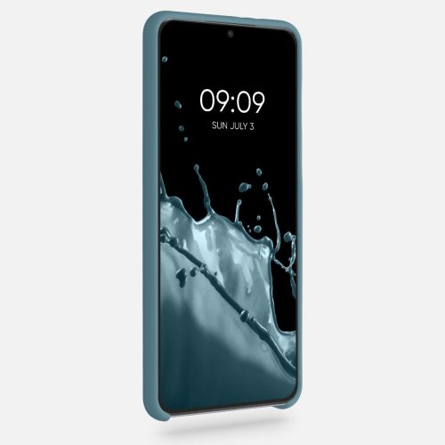 Pouzdro pro Samsung Galaxy S21 Plus, silikonové, modré, 54066.206