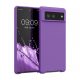 Pouzdro pro Google Pixel 6, silikonové, fialové, 55480.221, kwmobile