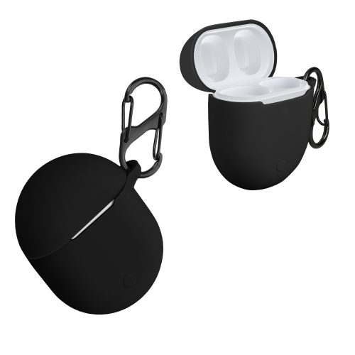Pouzdro na sluchátka Xiaomi Redmi Airdots 3 Pro/Buds 3 Pro, Kwmobile, Black, Silikon, 55662.01