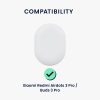 Pouzdro na sluchátka Xiaomi Redmi Airdots 3 Pro/Buds 3 Pro, Kwmobile, Black, Silikon, 55662.01