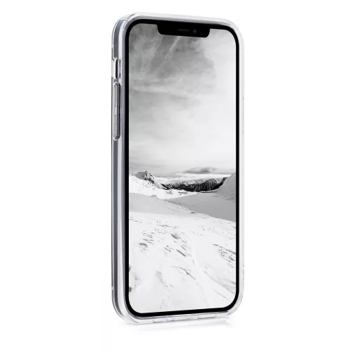 Pouzdro pro iPhone 12 / iPhone 12 Pro, silikon, růžové zlato, 55688.41
