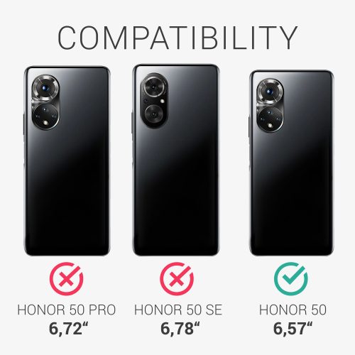 Kryt pro Honor 50, silikonový, průhledný, 55722.03