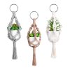 Set 3 Suporturi pentru ghivece Navaris, 26 cm, 3 culori, cu plante artificiale, .55718.01