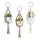 Set 3 Suporturi pentru ghivece Navaris, 26 cm, 3 culori, cu plante artificiale, .55718.01